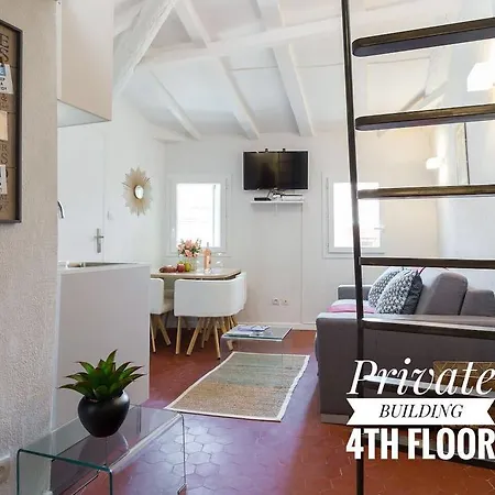 Apartmán Private Building, 4 Apts, Unique At - Old Town Nice